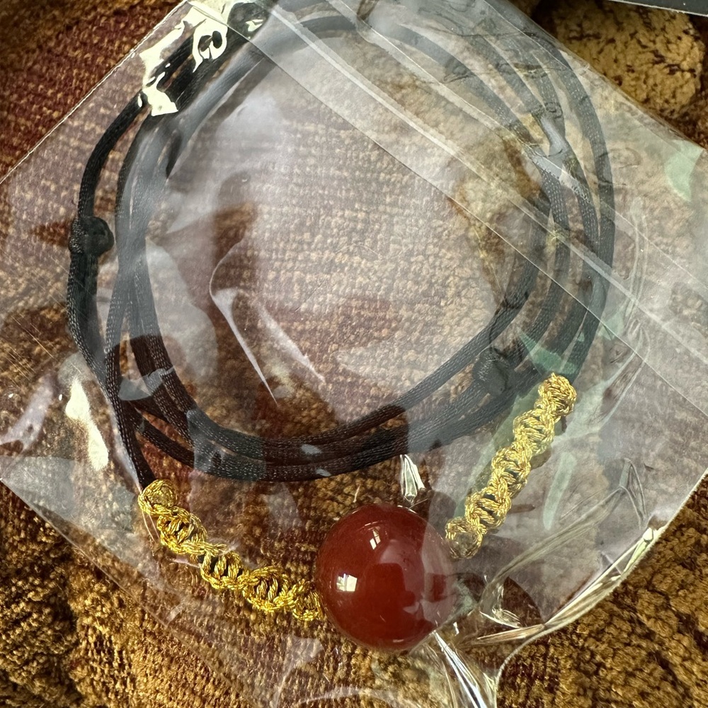 Alkeme adjustable gemstone necklace